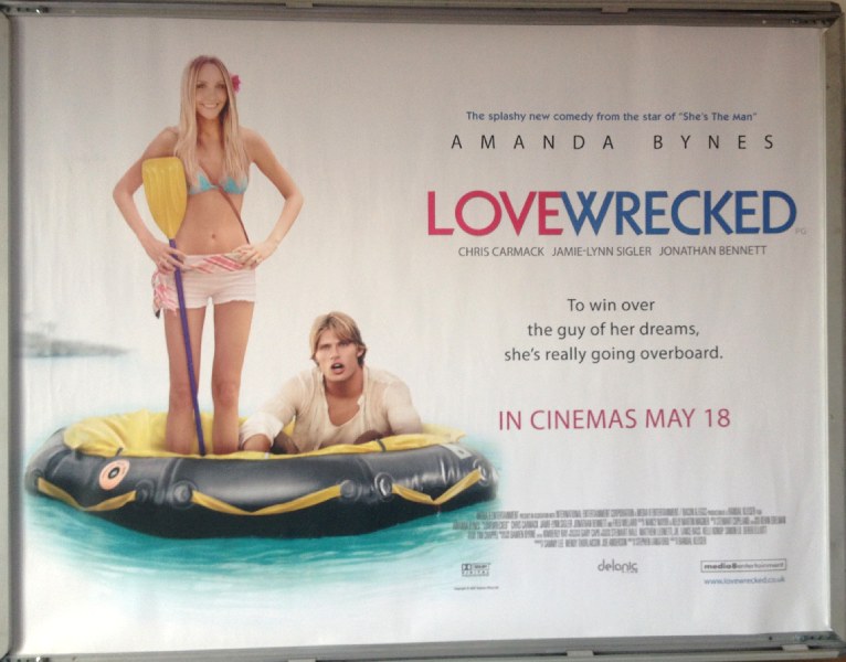 LOVEWRECKED: Main UK Quad Film Poster LOVEWRECKED: Main UK Quad Film Poster