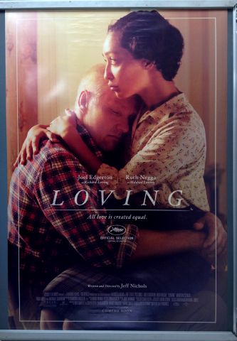 Cinema Poster: LOVING 2017 (One Sheet) Ruth Negga Joel Edgerton Will Dalton 