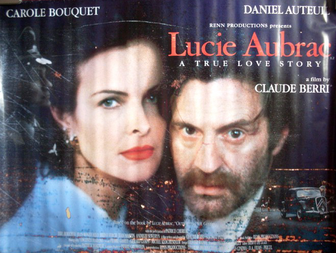 LUCIE AUBRAC: UK Quad Film Poster