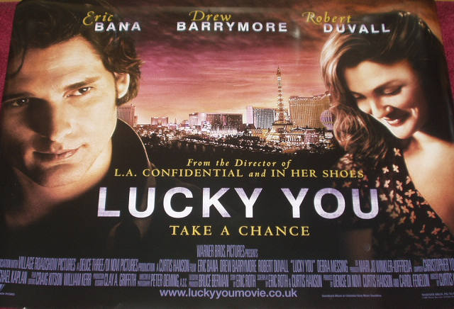 LUCKY YOU: Main UK Quad Film Poster