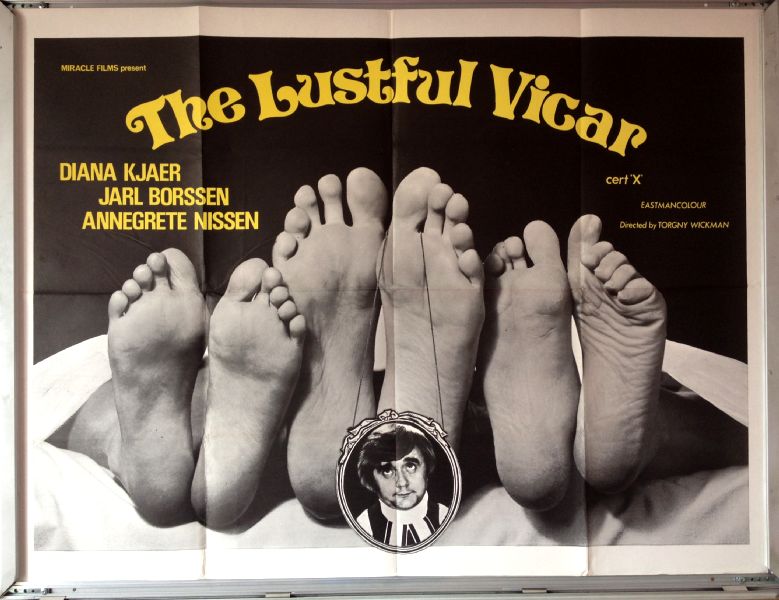 Cinema Poster: LUSTFUL VICAR, THE aka Kyrkoherden 1970 (Quad)