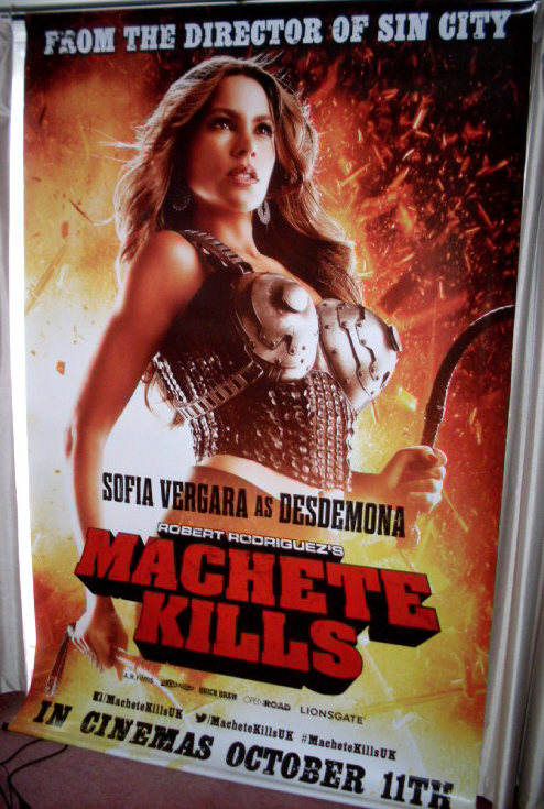 MACHETE KILLS: Sofía Vergara/Desdemona UK Cinema Banner MACHETE KILLS: Sofía Vergara/Desdemona UK Cinema Banner