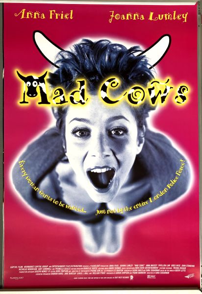 Cinema Poster: MAD COWS 1999 (One Sheet) Anna Friel Joanna Lumley Anna Massey