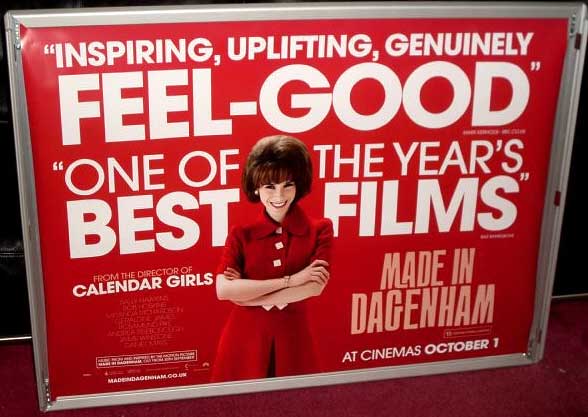 MADE IN DAGENHAM: Review UK Quad Film Poster MADE IN DAGENHAM: Review UK Quad Film Poster