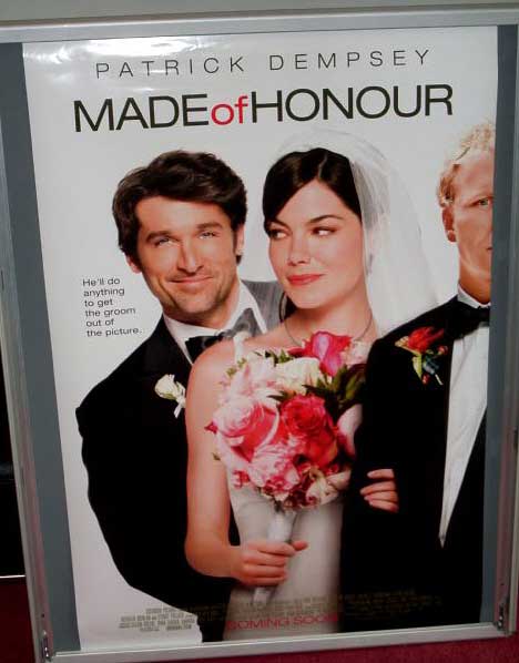 MADE OF HONOUR: UK Quad Film Poster