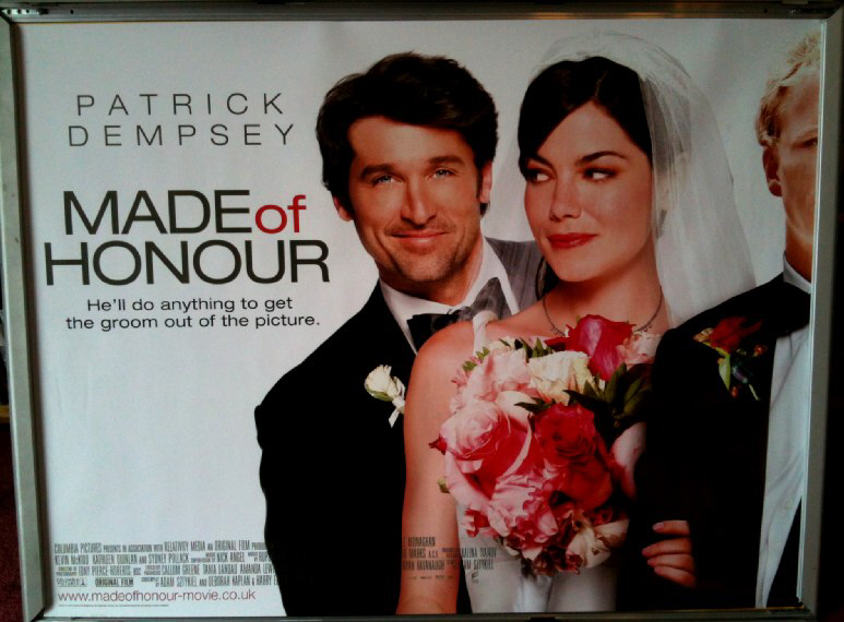 MADE OF HONOUR: UK Quad Film Poster MADE OF HONOUR: UK Quad Film Poster