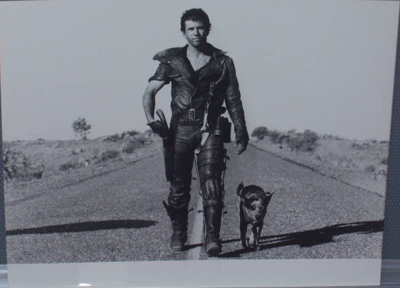 MAD MAX: B/W Still - Max & Dog