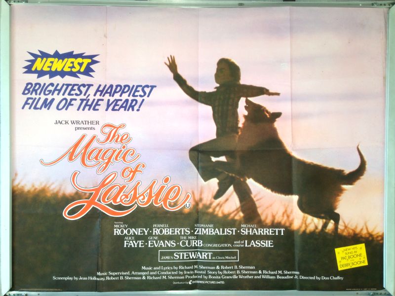 Cinema Poster: MAGIC OF LASSIE, THE 1978 (Quad) James Stewart Mickey Rooney