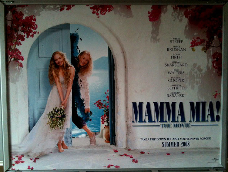 MAMMA MIA!: Advance UK Quad Film Poster MAMMA MIA!: Advance UK Quad Film Poster