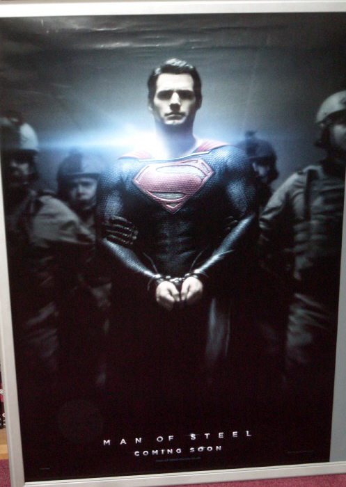 MAN OF STEEL: Superman Handcuffed Advance One Sheet Film Poster