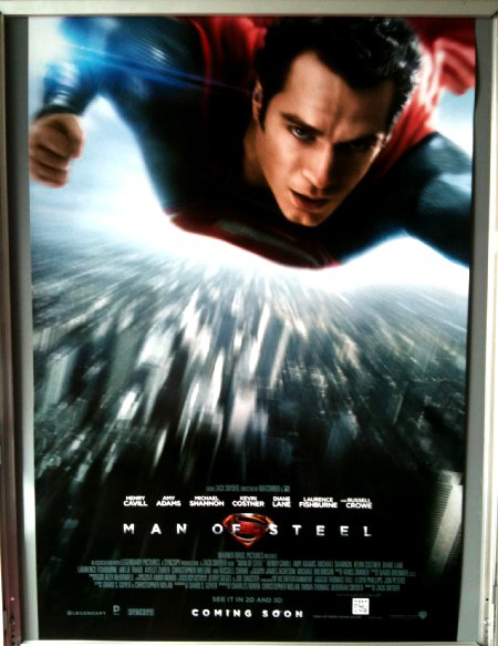 MAN OF STEEL: Final Design One Sheet Film Poster