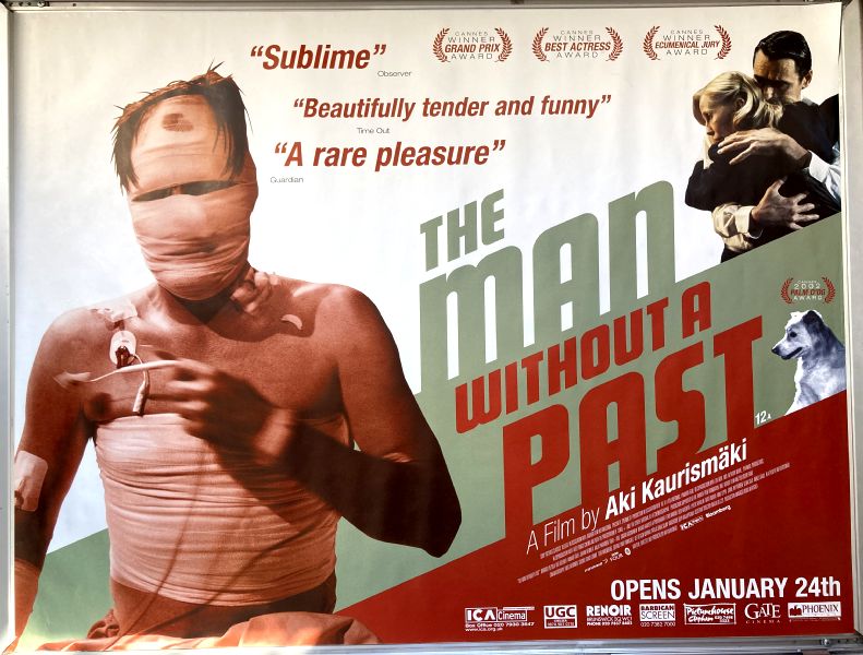 Cinema Poster: MAN WITHOUT A PAST, THE 2002 (Quad) aka Mies vailla menneisyyttä Cinema Poster: MAN WITHOUT A PAST, THE 2002 (Quad) aka Mies vailla menneisyyttä