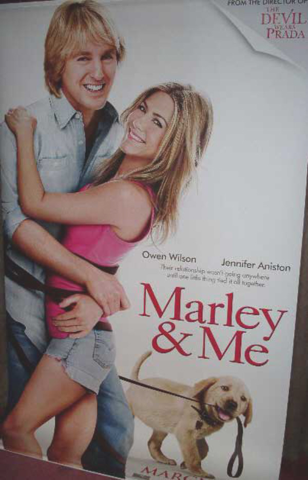 MARLEY AND ME: UK Cinema Banner