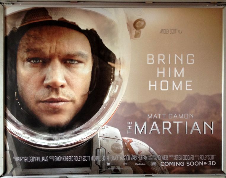 Cinema Poster: MARTIAN, THE 2015 ('Broken' Quad) Matt Damon Jessica Chastain Cinema Poster: MARTIAN, THE 2015 ('Broken' Quad) Matt Damon Jessica Chastain