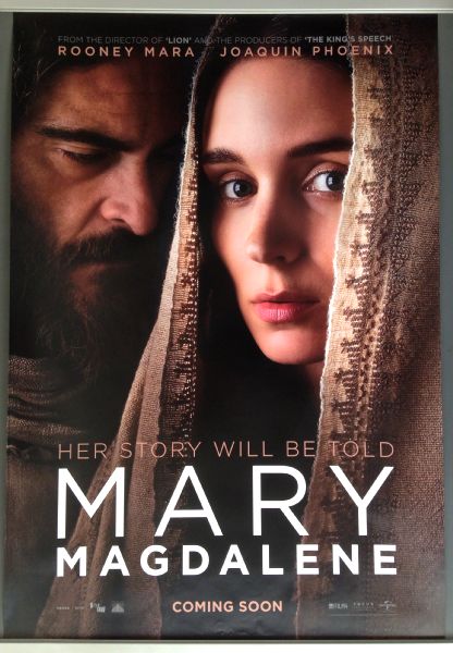 Cinema Poster: MARY MAGDALENE 2018 (One Sheet) Rooney Mara Joaquin Phoenix