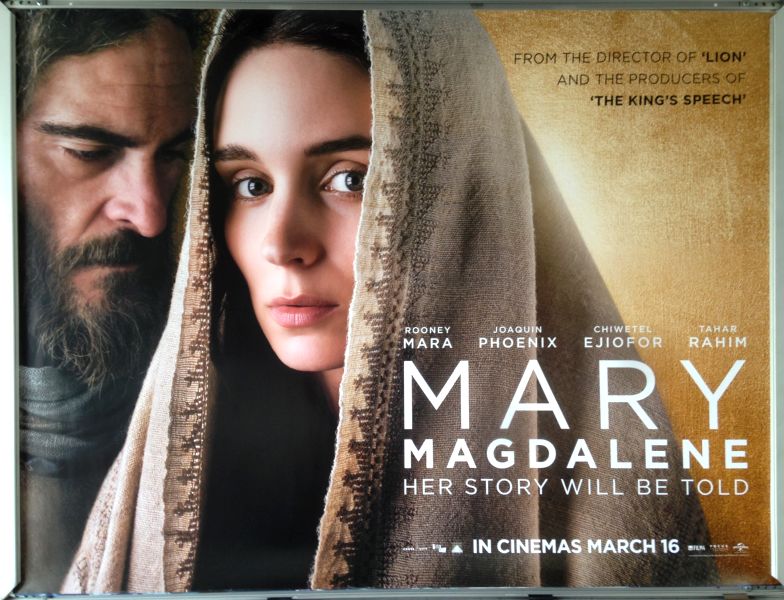 Cinema Poster: MARY MAGDALENE 2018 (Quad) Rooney Mara Joaquin Phoenix