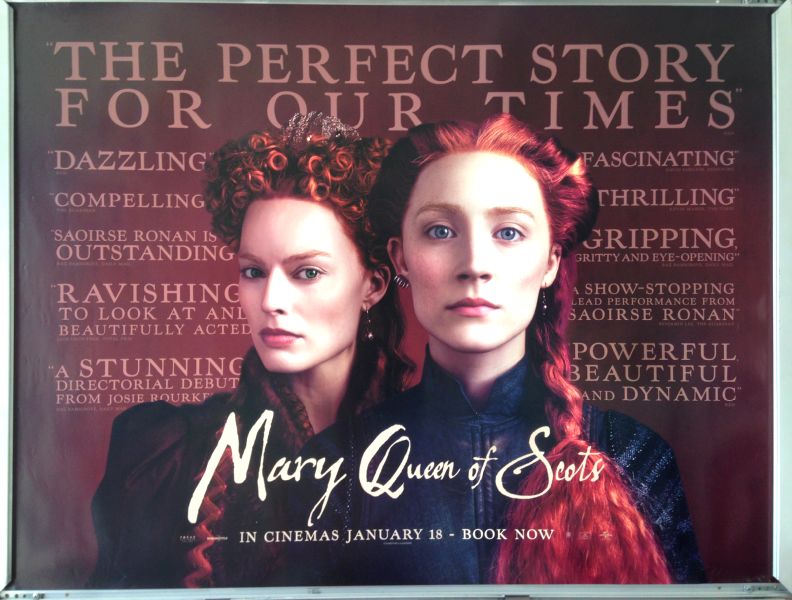 Cinema Poster: MARY QUEEN OF SCOTS 2019 (Review Quad) Saoirse Ronan Margot Robbie Cinema Poster: MARY QUEEN OF SCOTS 2019 (Review Quad) Saoirse Ronan Margot Robbie
