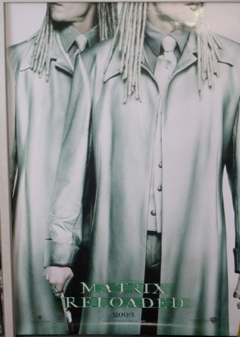 MATRIX RELOADED: Twins German Film Poster MATRIX RELOADED: Twins German Film Poster