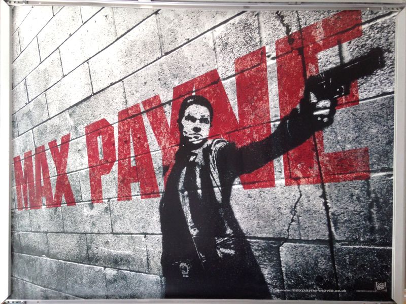 Cinema Poster: MAX PAYNE 2008 (Advance Quad) Mark Wahlberg Mila Kunis