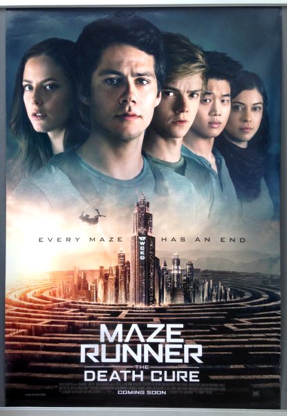 Cinema Poster: MAZE RUNNER THE DEATH CURE 2018 (One Sheet) Dylan O'Brien