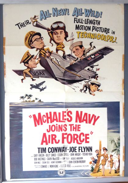 Cinema Poster: MCHALE'S NAVY JOINS THE AIR FORCE 1965 (US One Sheet)