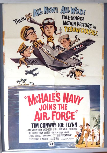 Cinema Poster: MCHALE'S NAVY JOINS THE AIR FORCE 1965 (US One Sheet) Cinema Poster: MCHALE'S NAVY JOINS THE AIR FORCE 1965 (US One Sheet)