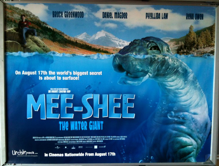 MEE-SHEE THE WATER GIANT: UK Quad Film Poster MEE-SHEE THE WATER GIANT: UK Quad Film Poster