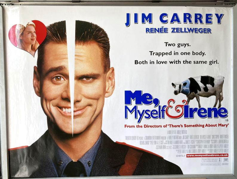 Cinema Poster: ME MYSELF & IRENE 2000 (Quad) Jim Carrey Renée Zellweger Cinema Poster: ME MYSELF & IRENE 2000 (Quad) Jim Carrey Renée Zellweger
