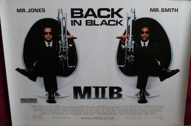 MEN IN BLACK 2: Main UK Quad Film Poster