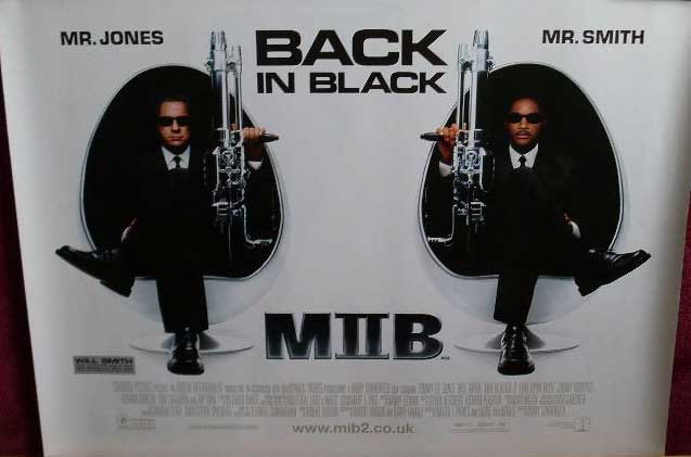 MEN IN BLACK 2: Main UK Quad Film Poster MEN IN BLACK 2: Main UK Quad Film Poster