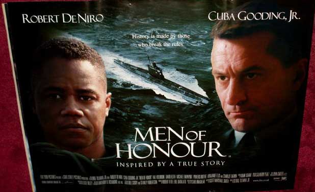 MEN OF HONOUR (MEN OF HONOR): UK Quad Film Poster