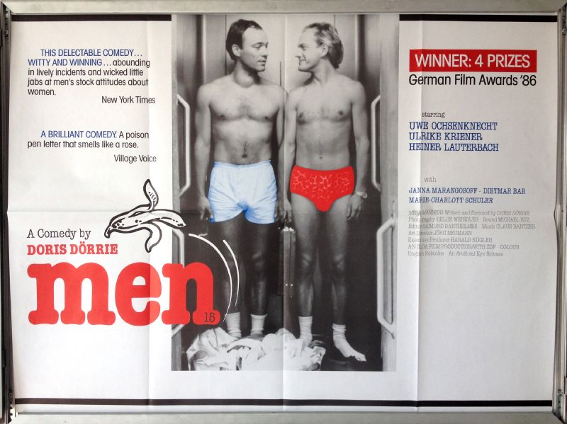 Cinema Poster: MEN aka Männer 1985 (Quad) Heiner Lauterbach Ulrike Kriener Cinema Poster: MEN aka Männer 1985 (Quad) Heiner Lauterbach Ulrike Kriener