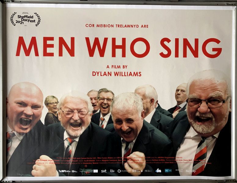 Cinema Poster: MEN WHO SING 2021 (Quad) Dylan Williams Trelawnyd male voice choir