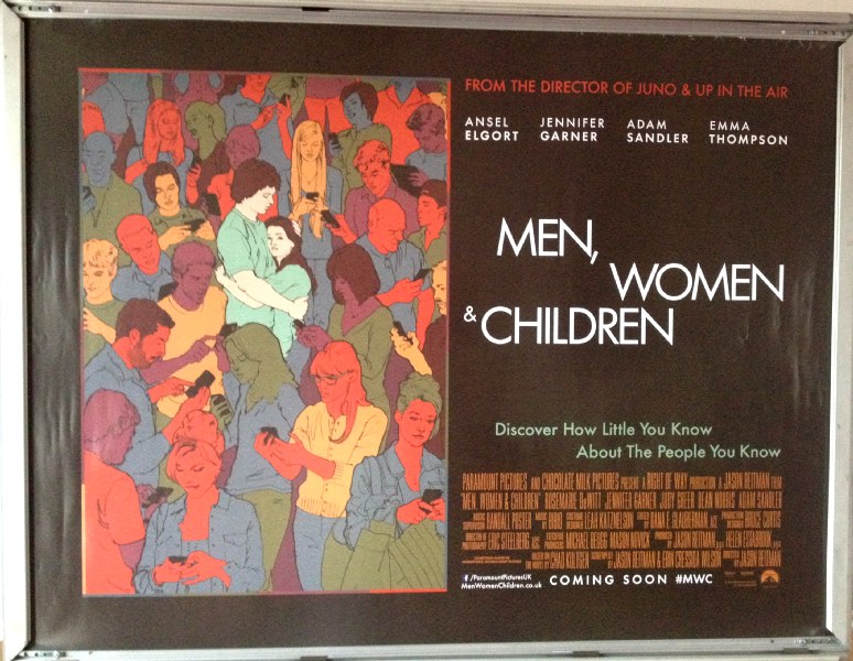 Cinema Poster: MEN, WOMEN & CHILDREN 2014 (Quad) Emma Thompson Jennifer Garner
