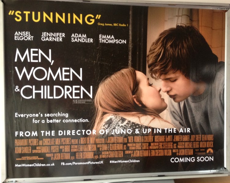 Cinema Poster: MEN, WOMEN & CHILDREN 2014 (Main Quad) Emma Thompson Jennifer Garner