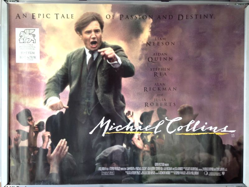 Cinema Poster: MICHAEL COLLINS 1996 (Quad) Liam Neeson Julia Roberts