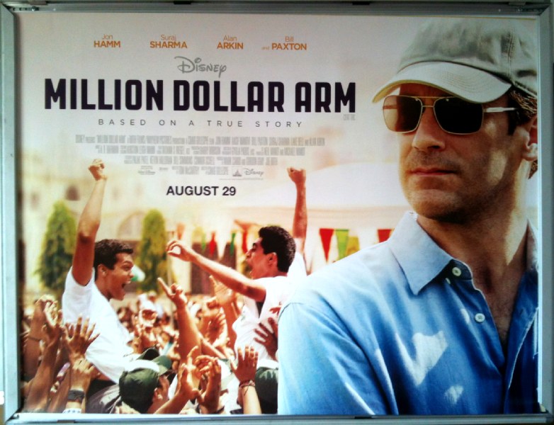 Cinema Poster: MILLION DOLLAR ARM 2014 (Quad) Alan Arkin Bill Paxton Jon Hamm