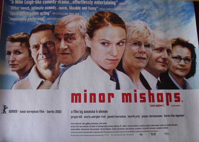 MINOR MISHAPS: Main UK Quad Film Poster