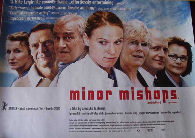 MINOR MISHAPS: Main UK Quad Film Poster MINOR MISHAPS: Main UK Quad Film Poster