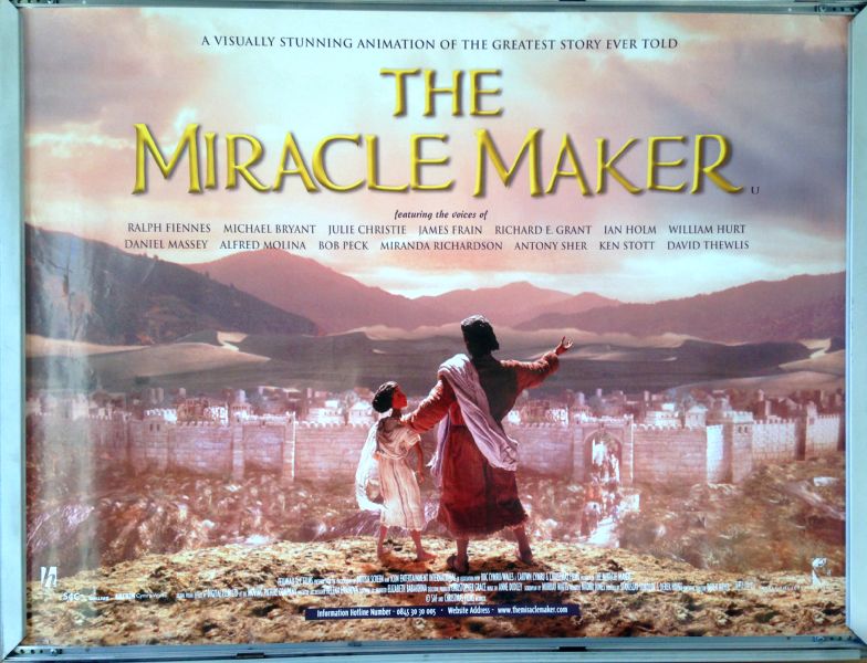 Cinema Poster: MIRACLE MAKER, THE 2000 (Quad) Ralph Fiennes Ian Holm Cinema Poster: MIRACLE MAKER, THE 2000 (Quad) Ralph Fiennes Ian Holm