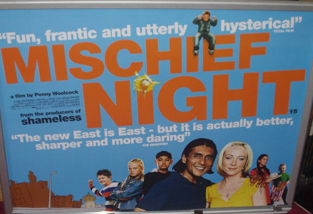 MISCHIEF NIGHT: Main UK Quad Film Poster