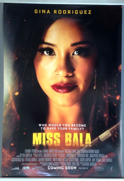 Cinema Poster: MISS BALA 2019 (One Sheet) Gina Rodriguez Thomas Dekker
