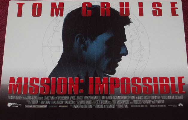 MISSION IMPOSSIBLE: Main Mini Quad Film Poster