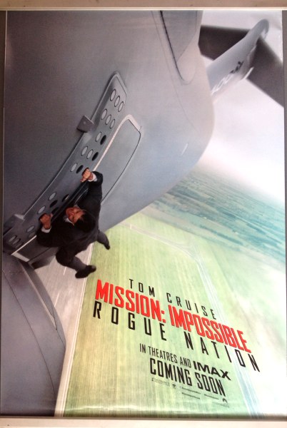 Cinema Poster: MISSION IMPOSSIBLE ROGUE NATION 2015 (Advance One Sheet) Tom Cruise