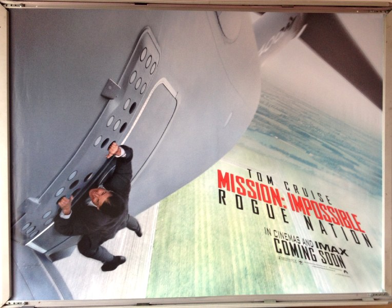 Cinema Poster: MISSION IMPOSSIBLE ROGUE NATION 2015 (Advance Quad) Tom Cruise Cinema Poster: MISSION IMPOSSIBLE ROGUE NATION 2015 (Advance Quad) Tom Cruise