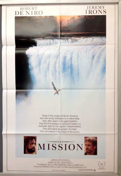 Cinema Poster: MISSION, THE 1986 (One Sheet) Robert De Niro Jeremy Irons