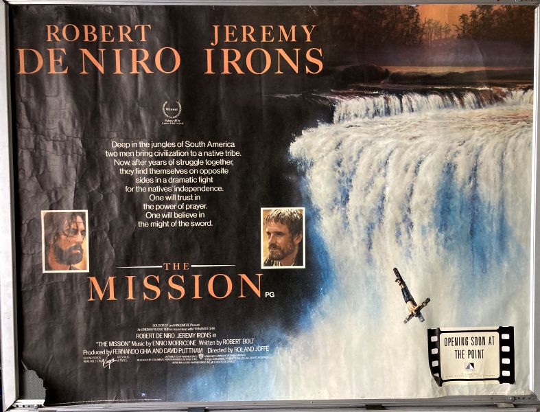 Cinema Poster: MISSION, THE 1986 (Quad) Robert De Niro Jeremy Irons Cinema Poster: MISSION, THE 1986 (Quad) Robert De Niro Jeremy Irons