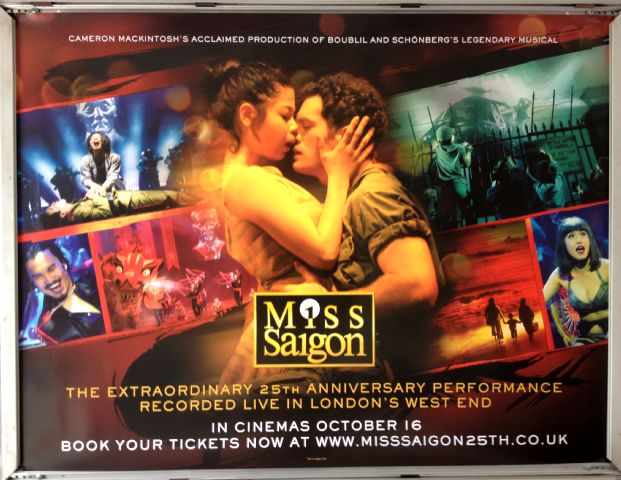Cinema Poster: MISS SAIGON  2016 (Quad)  25th Anniversary Performance 16th October