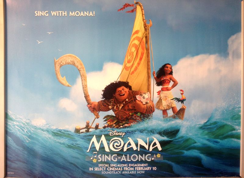 Cinema Poster: MOANA 2016 (Singalong Quad) Dwayne Johnson Nicole Scherzinger Cinema Poster: MOANA 2016 (Singalong Quad) Dwayne Johnson Nicole Scherzinger