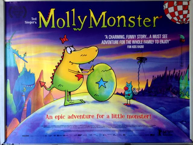 Cinema Poster: MOLLY MONSTER THE MOVIE 2017 (Quad) Tom Eastwood Sophie Rois